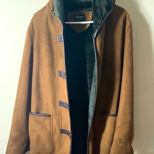 Women suede coat